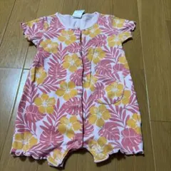 baby GAP 花柄ロンパース 3-6ヶ月(56cm-66cm)