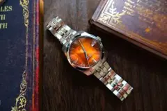 セイコー SEIKO SARB005 6R15-00D0 オレンジ カットガラス