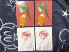 ★【未使用】BLEACH WJ50th アクリルバッジ 四楓院夜一 新品】BLEACH原画展 BLEACH 複製原稿2枚セット 159. LONG WAY TO