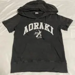 RODEOCROWNS Mサイズ半袖スウェットパーカー黒 ロデオクラウンズ