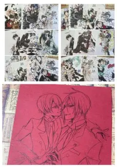姫束級 同人便箋 46枚セット aria 黒執事00〜47 ※2枚抜け有 便せん 姫束級 様】同人便箋 イラスト コレクション 黒執事ほか 計22枚 - メルカリ