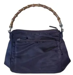 グッチ 000 2032 0509 ハンドバッグ バンブーハンドル パープル