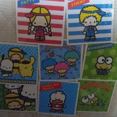 ま*ん様 シール　サンリオ　けろけろけろっぴ　パティ&ジミー　キャラクター ステ