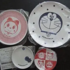 ドラえもん・ドラミ デザイン皿 4枚セット