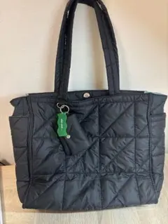 niko and ... キルティング2WAYトートバッグ ブラック