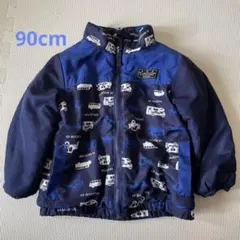 車柄ボアジャケット 青 90cm