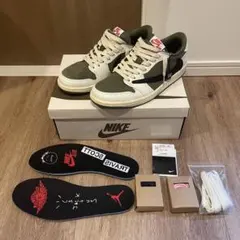 Travis Scott x AirJordan 1 Reverse Olive