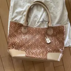 COLE HAAN メッシュ トートバッグ ベージュのサムネイル