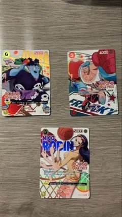 ワンピースカード ラウンドワンコラボ 3枚セット