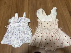 petit main ベビー水着 2点セット 80cm 100cm