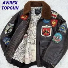 ✨希少・トップガン✨アヴィレックス　G-1 フライトジャケット　レザー　初期