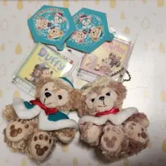 2014　クリスマスウィッシュ　ダッフィーのクリスマス　ぬいぐるみストラップ