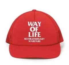 RATS キャップ　WAY OF LIFE キムタク RATS - RATS WAY OF LIFE MESH CAP 赤 木村拓哉 さんタク 新品の