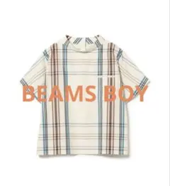 BEAMS BOY ビームスボーイ ボーイビッグタータンショートスリーブのサムネイル