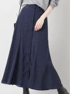 ★美品★ ジャーナルスタンダードレサージュ購入　ネイビードットスカート