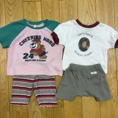 子供服 夏服 上下4点セット保育園 まとめ売り