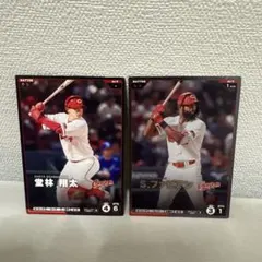 プロ野球カード 2枚セット 堂林翔太 S.ファビアン