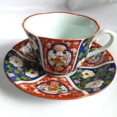 [新品未使用]有田焼　古伊万里　清秀窯　カップ＆ソーサー