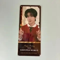 ジェイク ENHYPEN WORLD ランダム トレカ ホリデー ラキドロ 特典