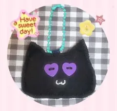 ハンドメイド 猫 ぬいぐるみ サブカル y2k 地雷系 量産系 キーホルダー