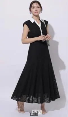 Apuweiser-riche マチフレアレディレースワンピース