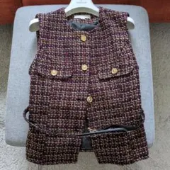 ZARAツイードベスト