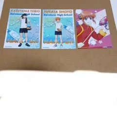 アニメイトフェア　ハイキュー！！　ブロマイド　日向　影山。銀魂　神楽。