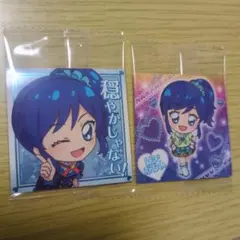 アイカツウエハースシール　あおい