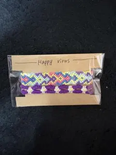 ハンドメイド ミサンガセット パープル