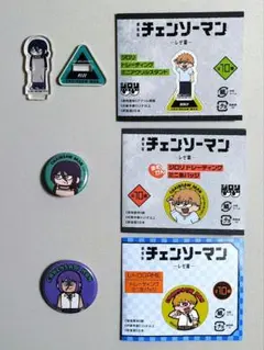 チェンソーマン　レゼ　ジロリ　レトロゲーム　ミニアクリルスタンド　缶バッジ