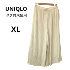 タグ付未使用 UNIQLO ユニクロ シフォンプリーツスカートパンツ XL