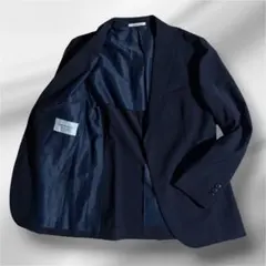 【極美品】WORK TRIP OUTFITS テーラードJKT S相当 ネイビー