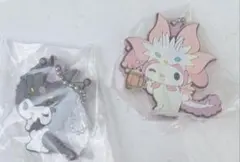 2個セット マイメロ＆クロミ　モンハン×サンリオ　カプセルラバーマスコット