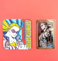 ヒロアカ原画展　スターアンドストライプ　アートコースター　箔押しクリアカード