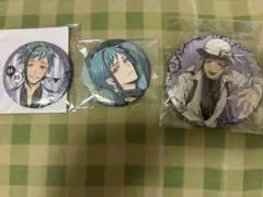 葉*木様 ツイステ フロイド 缶バッジ ブレイジングジュエル おめかしバースデー