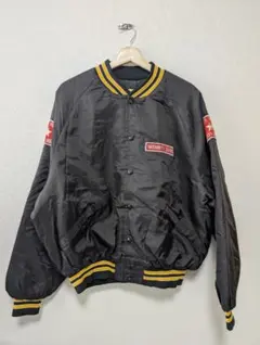 【美品】80s USA製 King Louie スタジャン 企業ロゴ