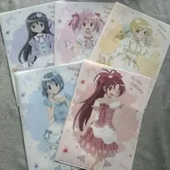 魔法少女まどかマギカ クリアファイル 5点セット - メルカリ