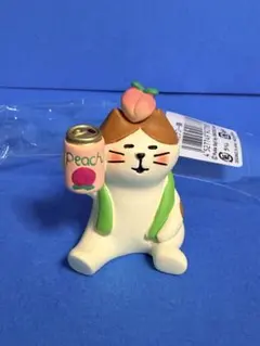 デコレコンコンブル　乾杯桃サワー猫