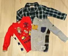 ミキハウス 春服トップス 3点セット