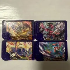 ポケモンフレンダ 4枚セット ボーマンダ、ジャラランガ、イベルタル、ゼルネアス
