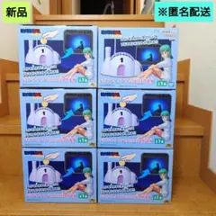 ドラゴンボール カプセルハウス灯る貯金箱 ブルマ 灯る貯金箱 6点