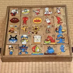 アンパンマン もじあそび SEGA 知育玩具　レトロ つみき 中古品