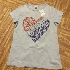 crewcuts ハート型星柄 Tシャツ