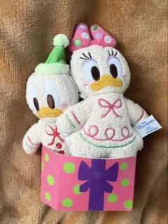 【限定品】ディズニークリスマス2012 ドナルド＆デイジーぬいぐるみキーホルダー