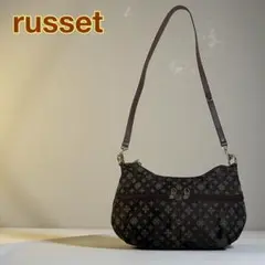 ⭐️russet⭐️ ダークブラウン モノグラム ショルダーバッグ