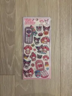 平成はっぴーフォン ステッカー クラックス　マイメロ　クロミ　正規品