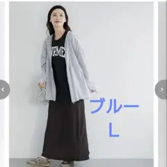 coca コカ UVカットパーカー ライトブルー Ｌ