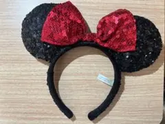 ミニーマウス スパンコールカチューシャ