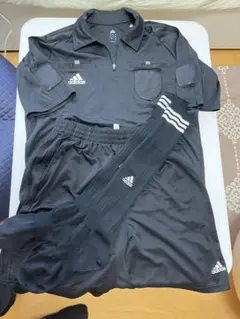 adidas サッカー審判着　レフェリーウェア　 セット 黒