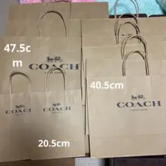 ショッパー ショップ袋 紙袋 コーチ 10枚セット